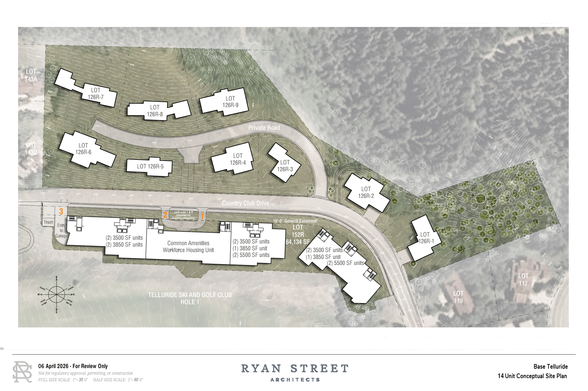 14-unit conceptual site plan for The Keep